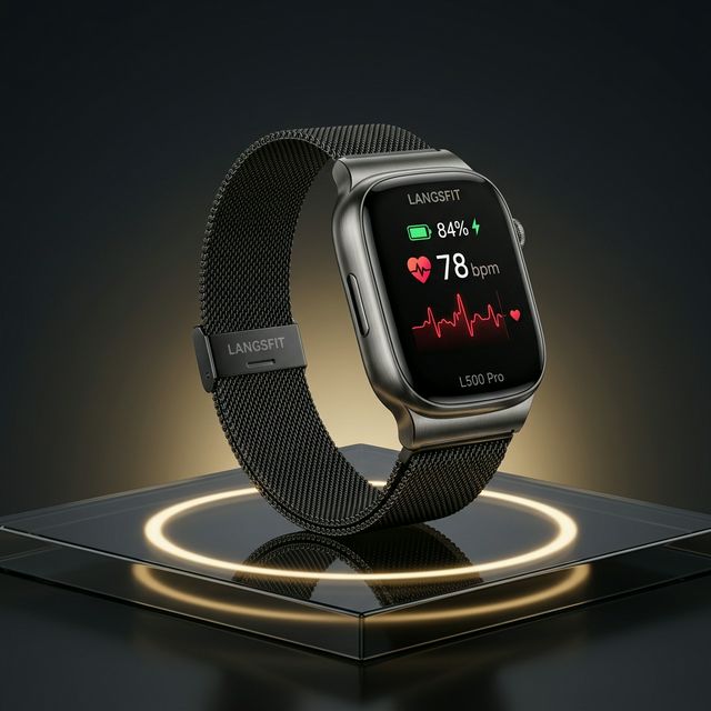 Langsfit L500 Pro Bluetooth Calling Smartwatch – Dual Strap Edition