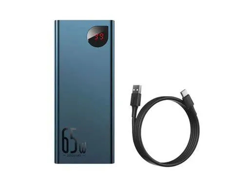 Baseus Adaman 65W Laptop Power Bank – 20000mAh
