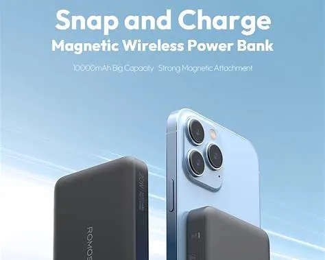 ROMOSS WSC10 Snap-On Magnetic Power Bank – 10000mAh