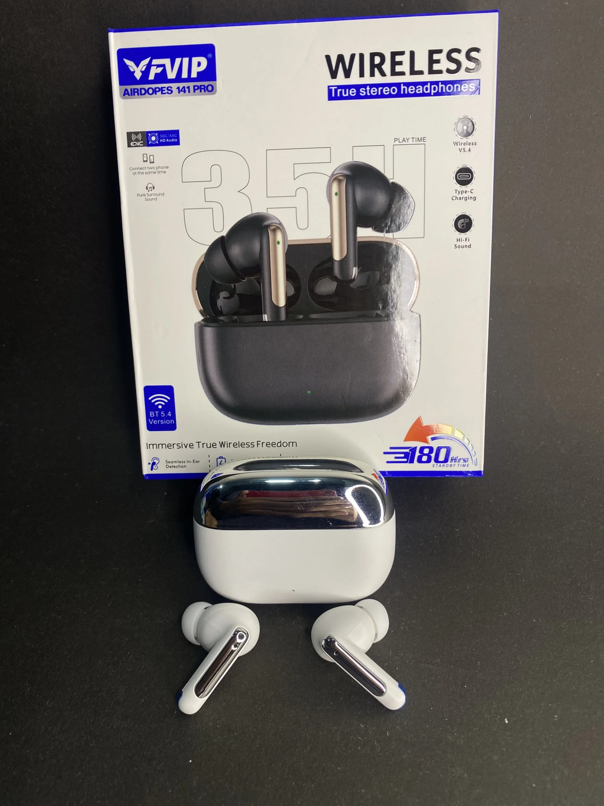 FVIP Airdopes 141 Pro TWS Earbuds – 35H Playtime + Bluetooth 5.4