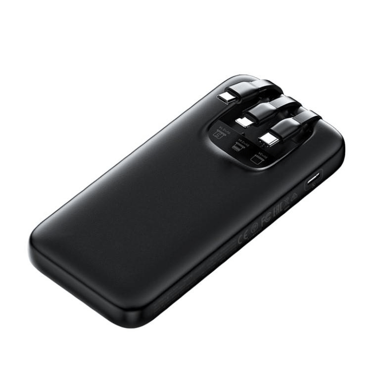 ROMOSS PHC10 3-Cable Power Bank – 10000mAh